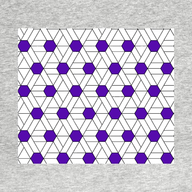 Purple Diamond Fashion Print Pattern by Auto-Prints